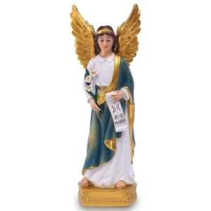 The front of religious decoration collection angel gabriel statue