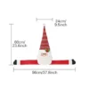 The size of the santa claus Tree topper