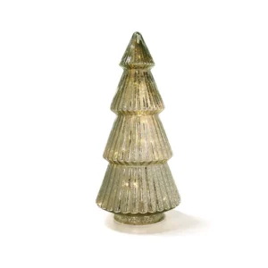 The vintage tower shaped glass Christmas tree, Front