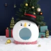 Snowman Christmas house ornament, Front