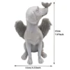 Length of dog angel tatue is 4.33 inch, height is 7.87 inch