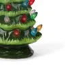 Detail of 6.5" tabletop ceramic vintage Christmas tree bottom