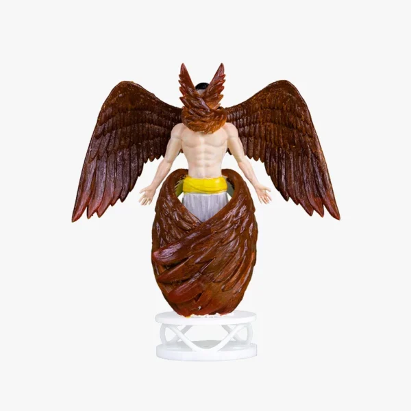 The front of Biblically accurate seraphim six winged angel tree topper