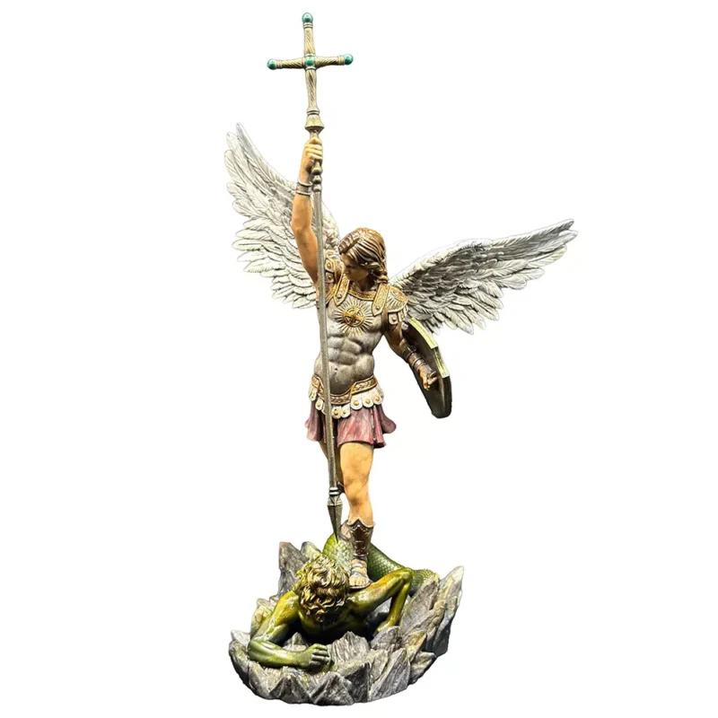 Biblically Accurate Saint Michaels Archangel Angel Tree Topper |13.5 Inches - Image 2