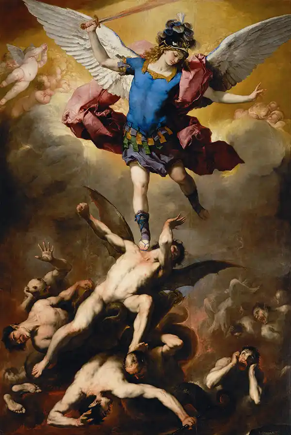 Luca Giordano's The Fall of the Rebel Angels (1666)