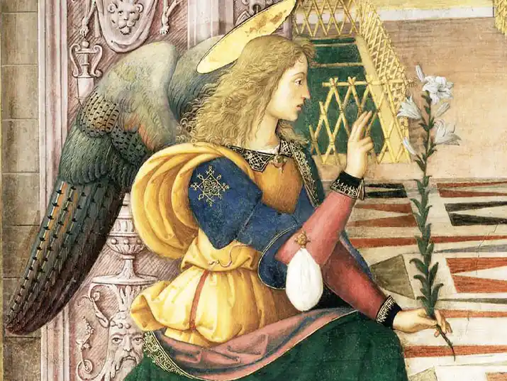 A painting of Archangel Gabriel