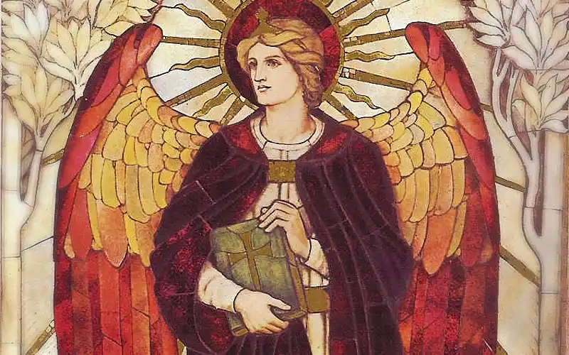 A painting of Archangel Uriel