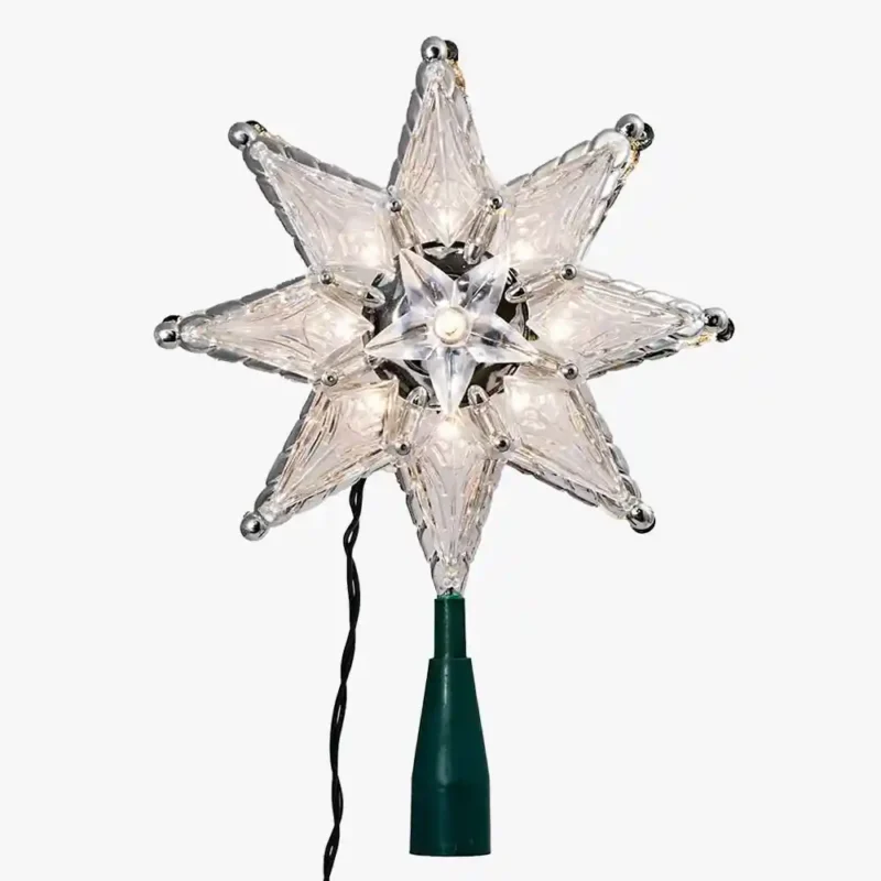 A 8-point star tree topper.