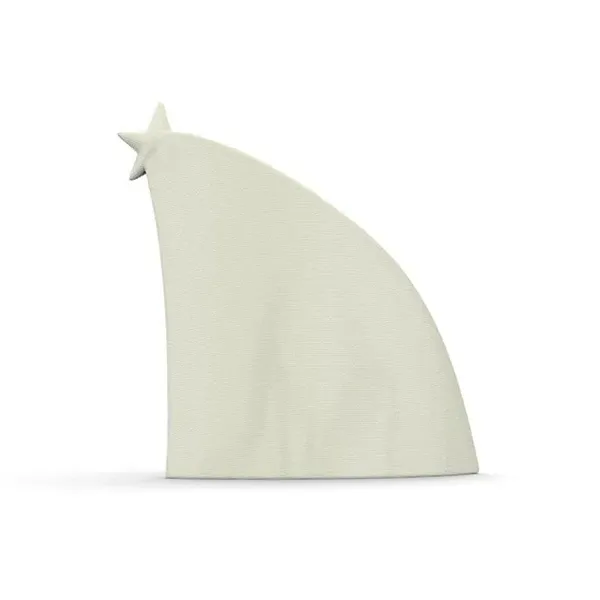 The back view image of the minimalist nativity scene.